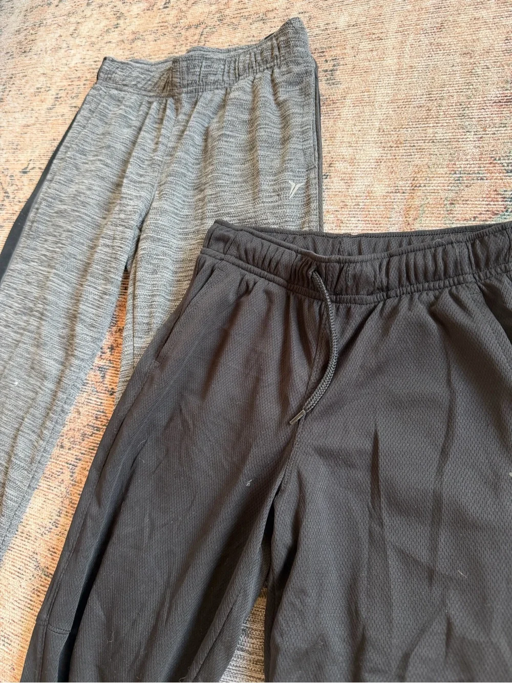 Old Navy Kids Jogger Pants in Black and Gray - 2-Pack